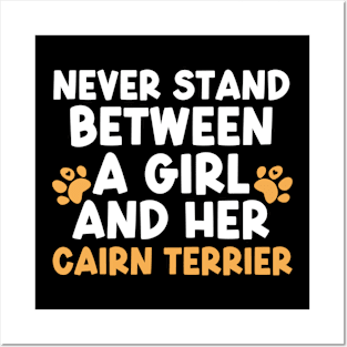 Cairn Terrier Girl Posters and Art